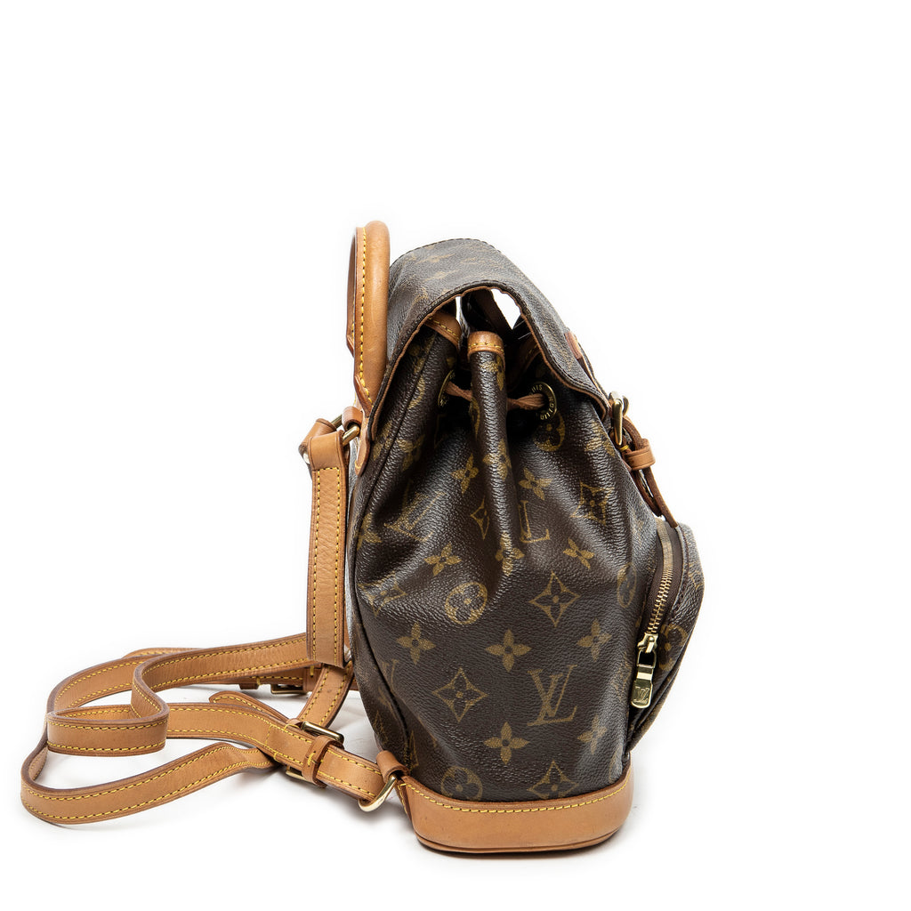 Backpack Montsouris PM Brown Monogram Canvas