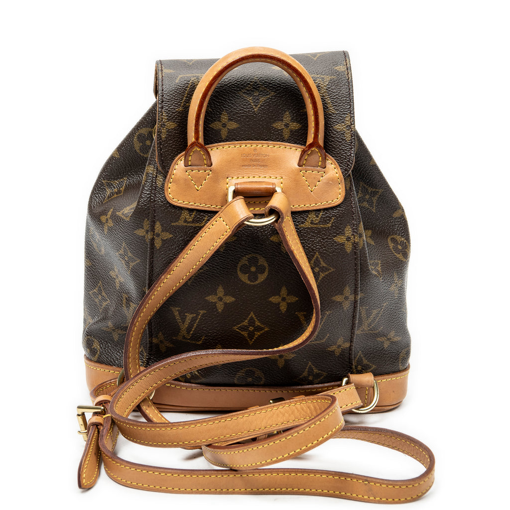 Backpack Montsouris PM Brown Monogram Canvas