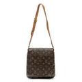 Shoulder Bag Musette Salsa Brown Monogram Canvas