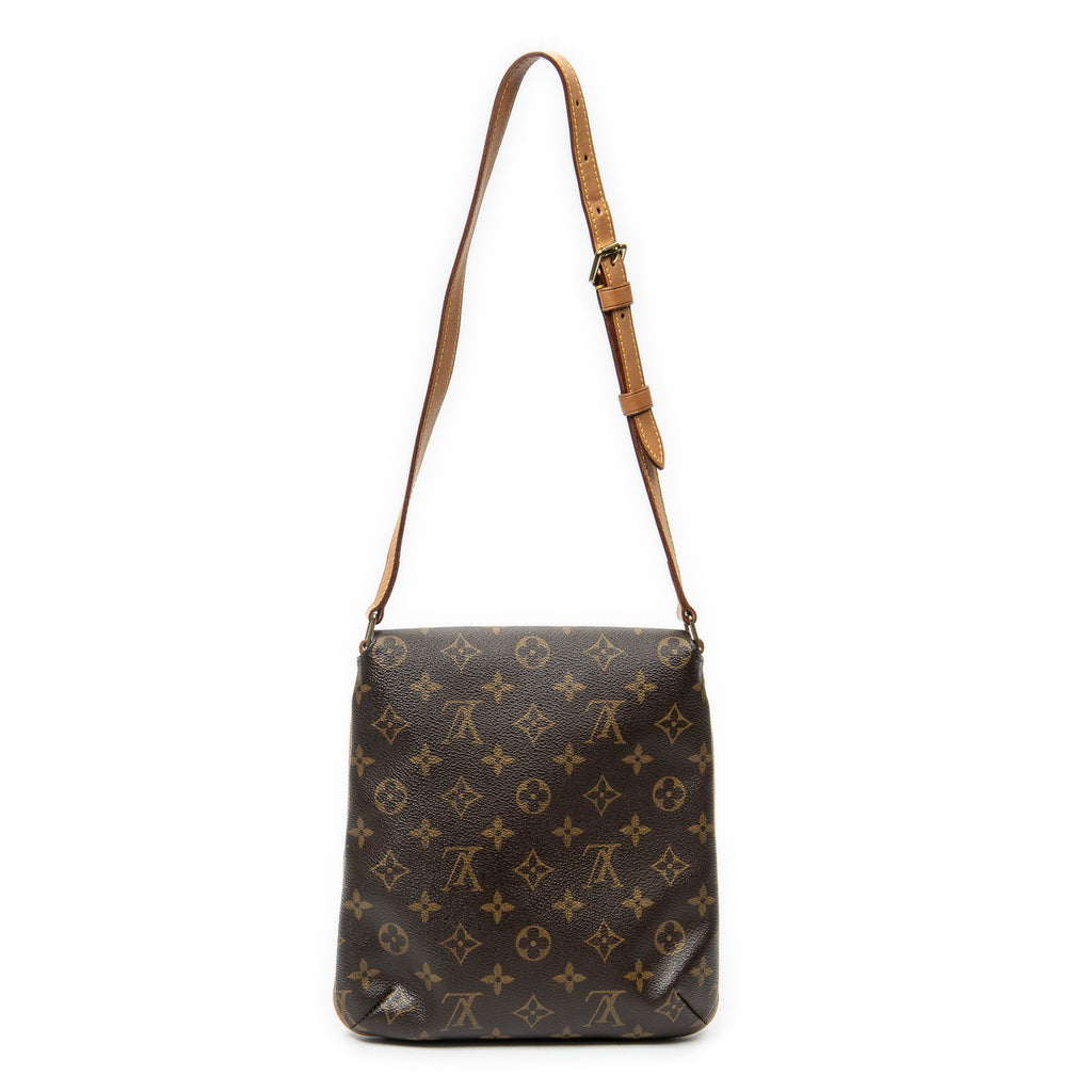 Shoulder Bag Musette Salsa Brown Monogram Canvas