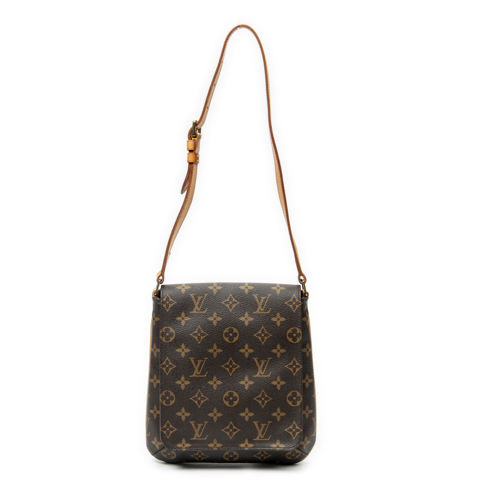 Shoulder Bag Musette Salsa Brown Monogram Canvas