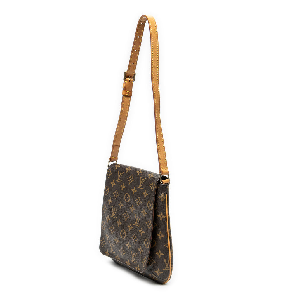 Shoulder Bag Musette Salsa Brown Monogram Canvas