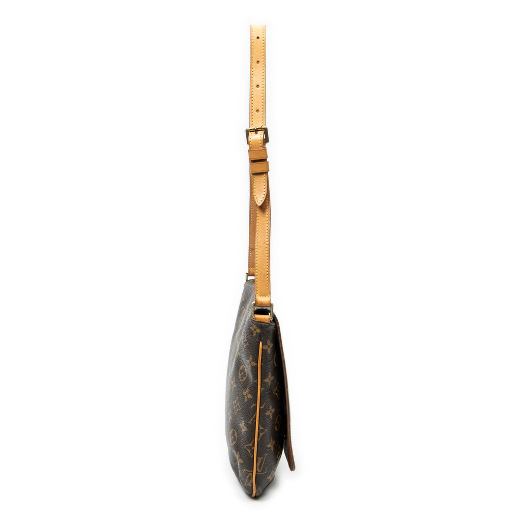 Shoulder Bag Musette Salsa Brown Monogram Canvas