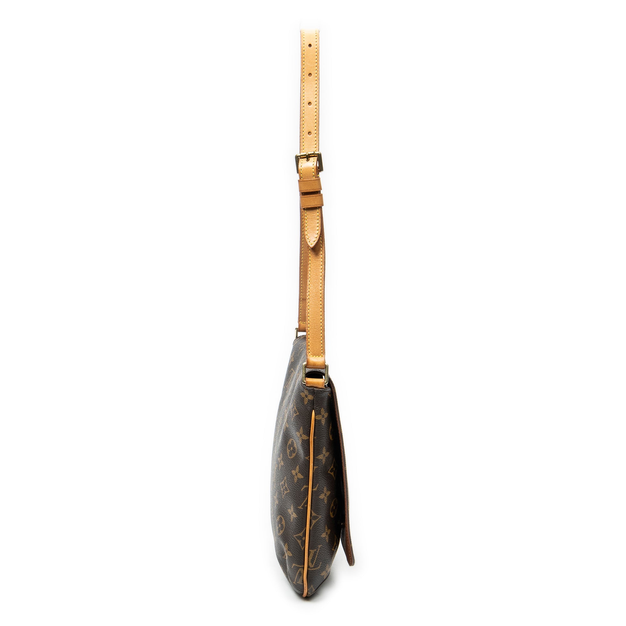 Shoulder Bag Musette Salsa Brown Monogram Canvas
