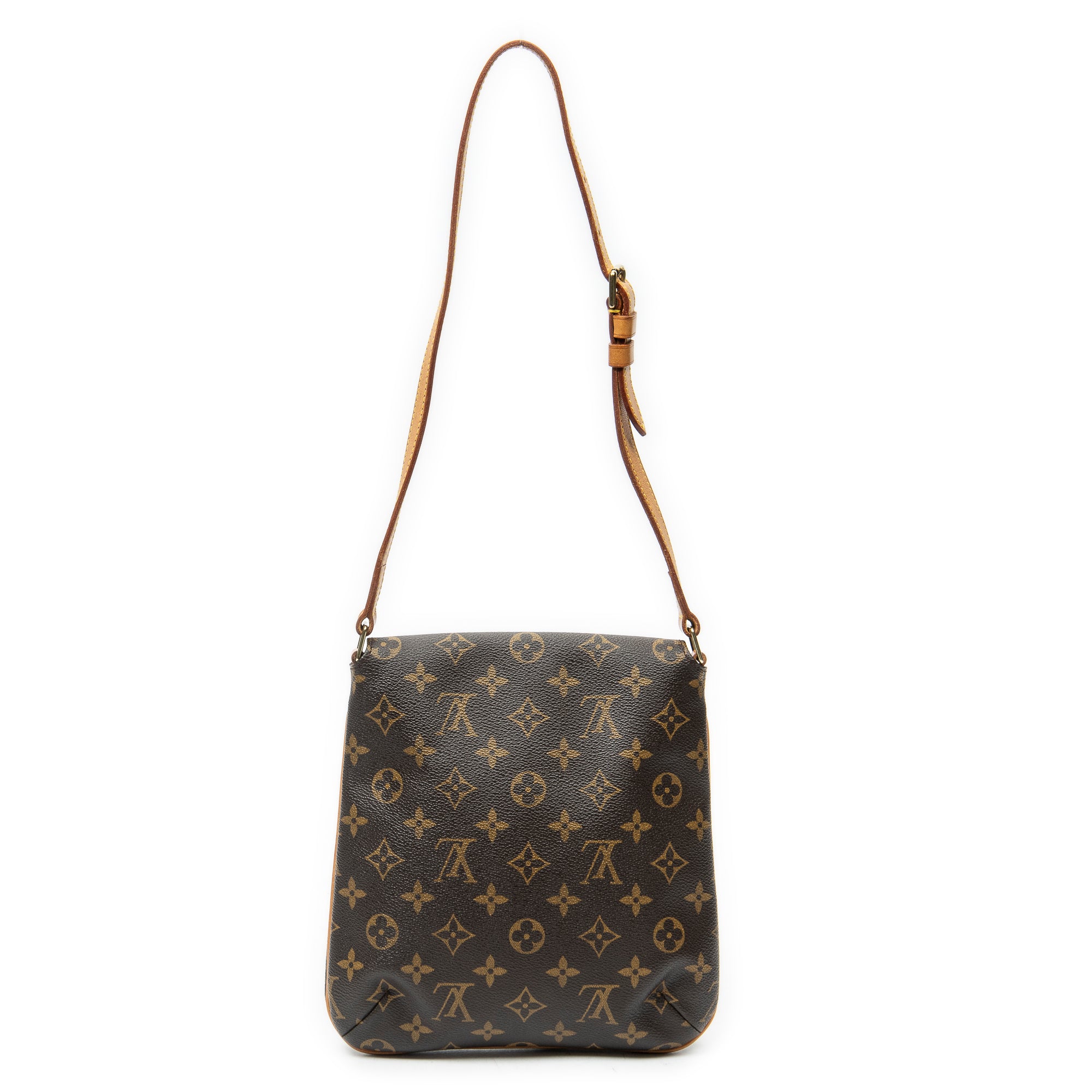 Shoulder Bag Musette Salsa Brown Monogram Canvas