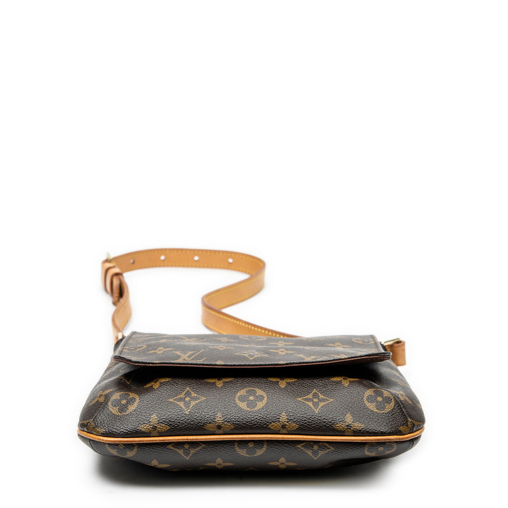 Shoulder Bag Musette Salsa Brown Monogram Canvas