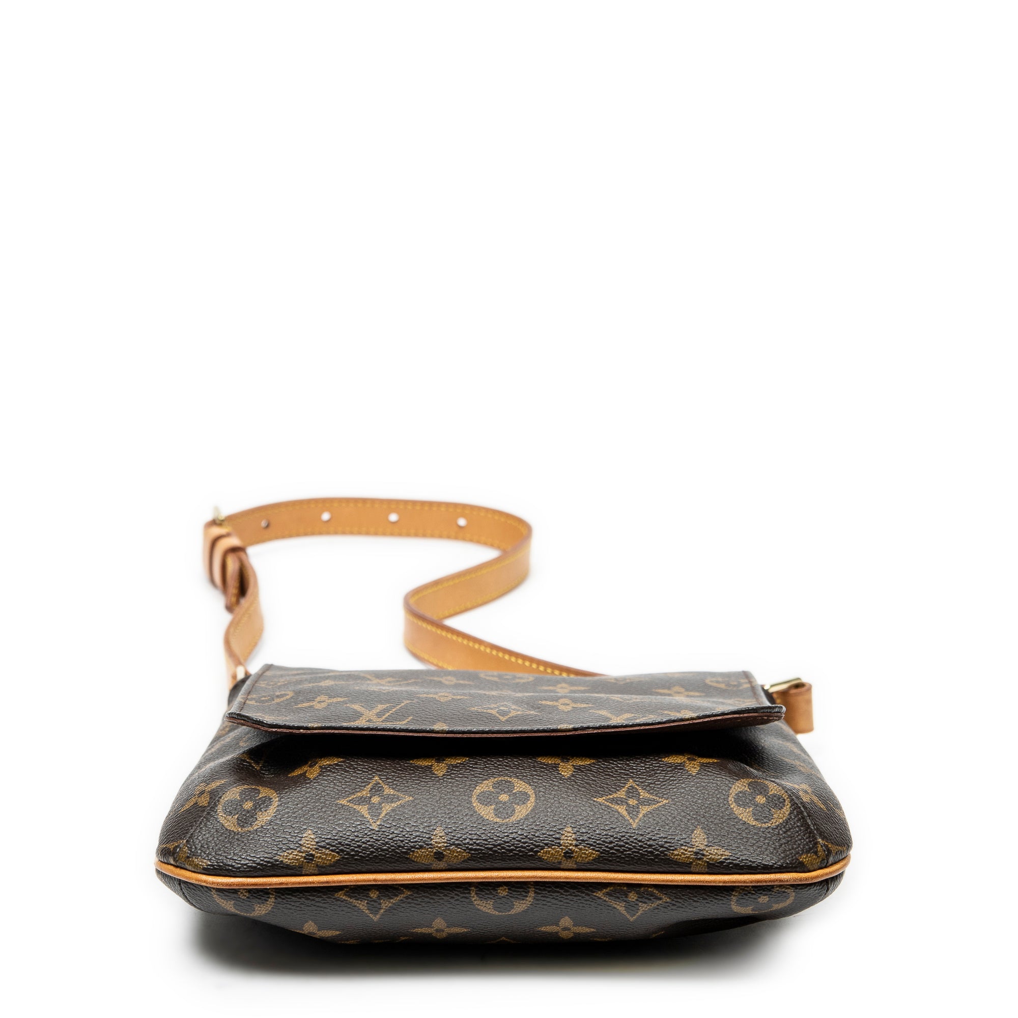 Shoulder Bag Musette Salsa Brown Monogram Canvas