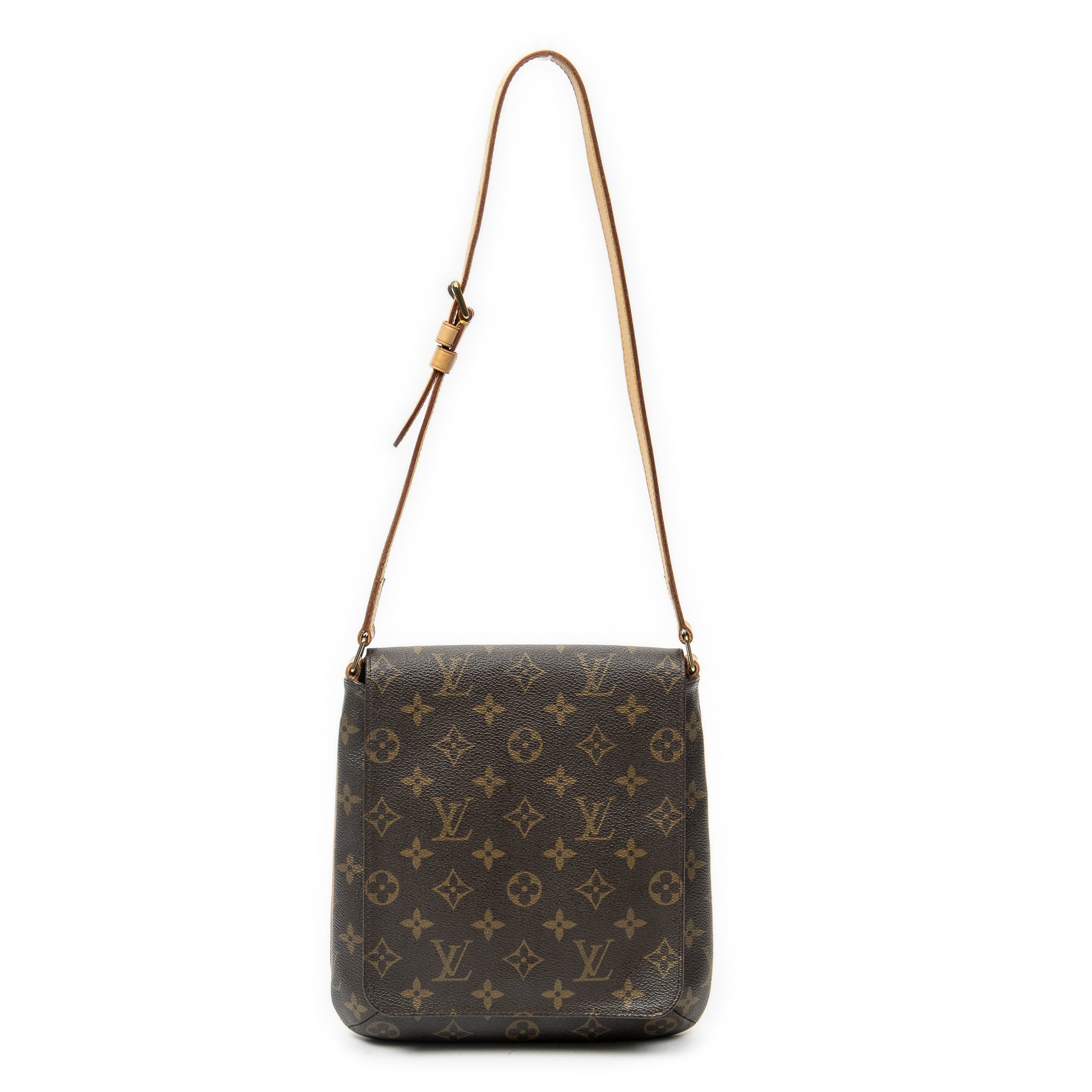 Shoulder Bag Musette Salsa Brown Monogram Canvas