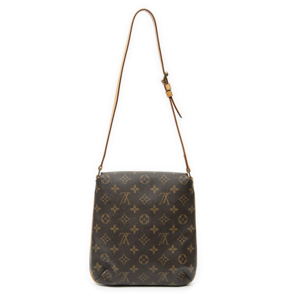 Shoulder Bag Musette Salsa Brown Monogram Canvas