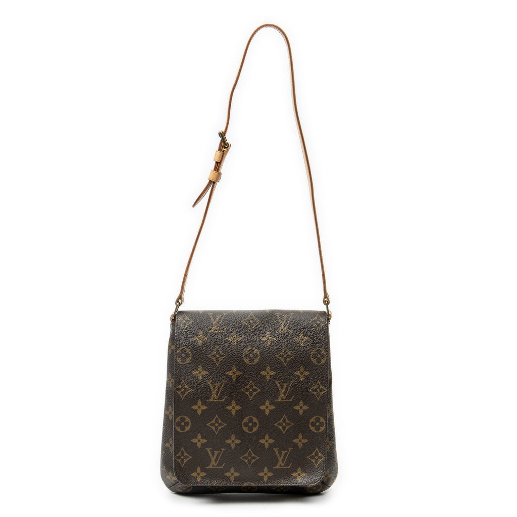 Shoulder Bag Musette Salsa Brown Monogram Canvas