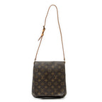 Shoulder Bag Musette Salsa Brown Monogram Canvas