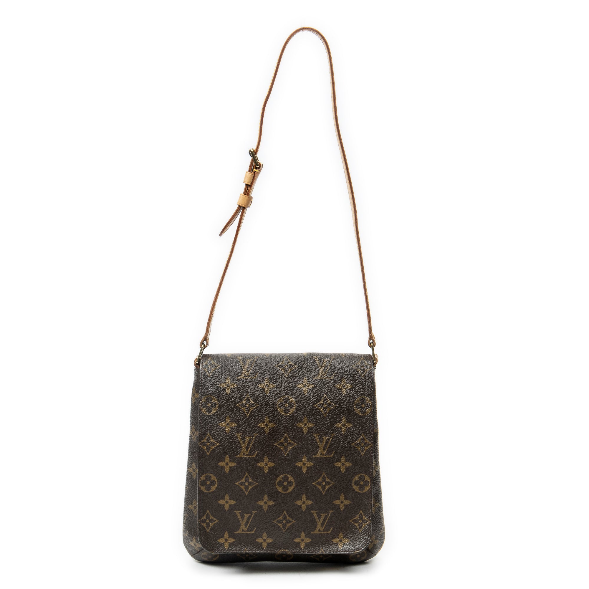Shoulder Bag Musette Salsa Brown Monogram Canvas