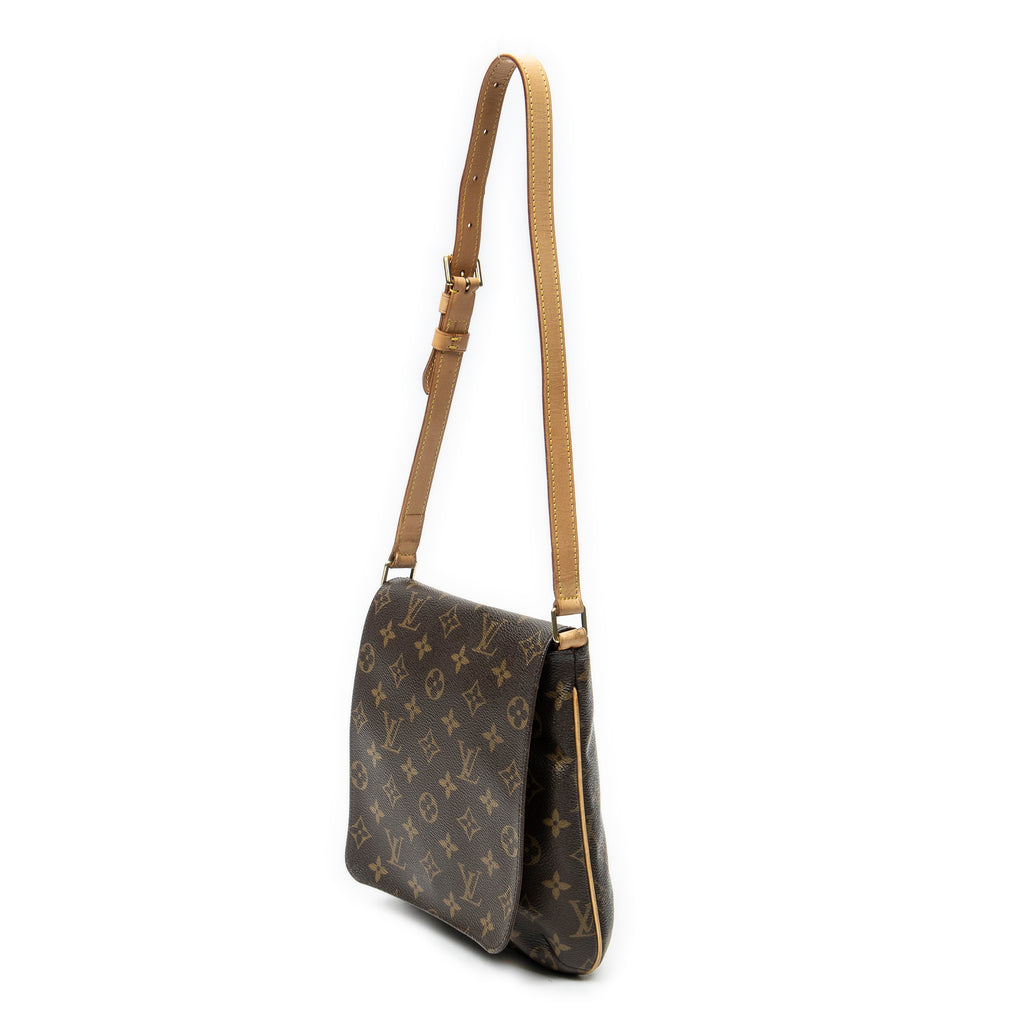 Shoulder Bag Musette Salsa Brown Monogram Canvas