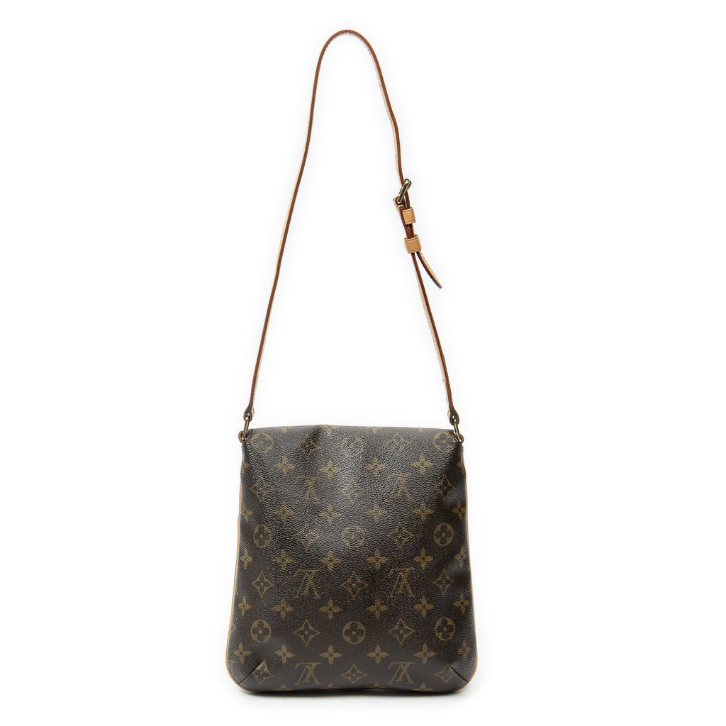 Shoulder Bag Musette Salsa Brown Monogram Canvas