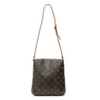 Shoulder Bag Musette Salsa Brown Monogram Canvas