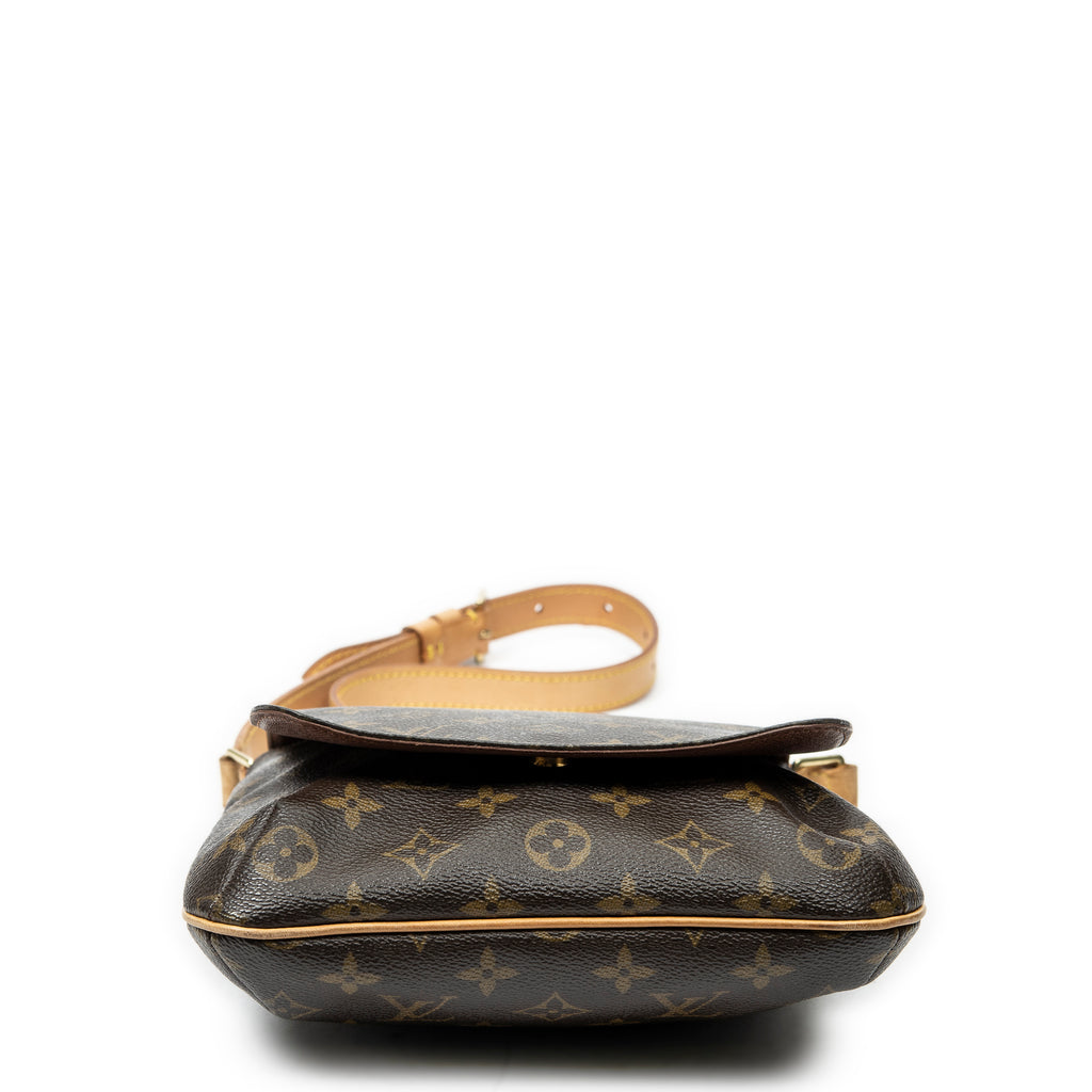 Shoulder Bag Musette Salsa Brown Monogram Canvas