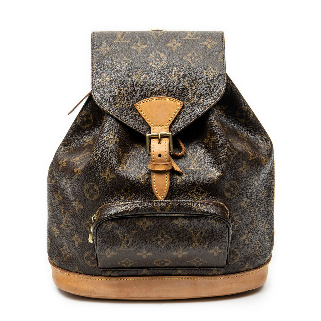 Backpack Montsouris MM Brown Monogram Canvas