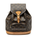 Backpack Montsouris MM Brown Monogram Canvas