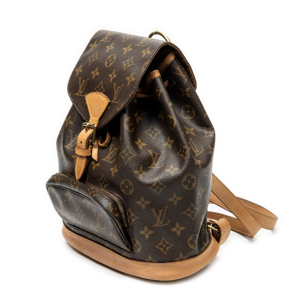Backpack Montsouris MM Brown Monogram Canvas
