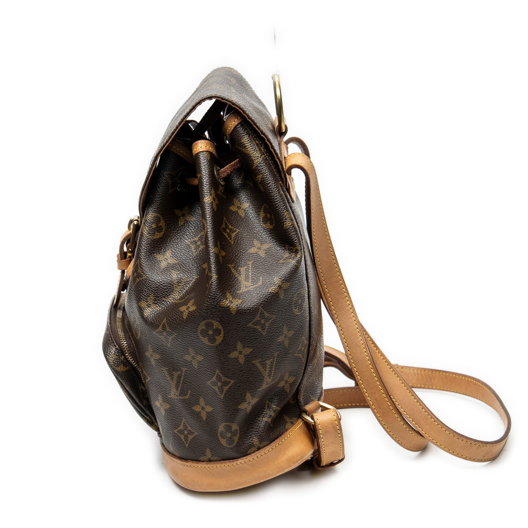 Backpack Montsouris MM Brown Monogram Canvas