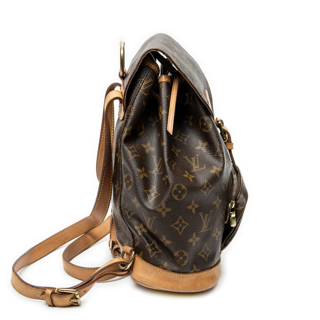 Backpack Montsouris MM Brown Monogram Canvas