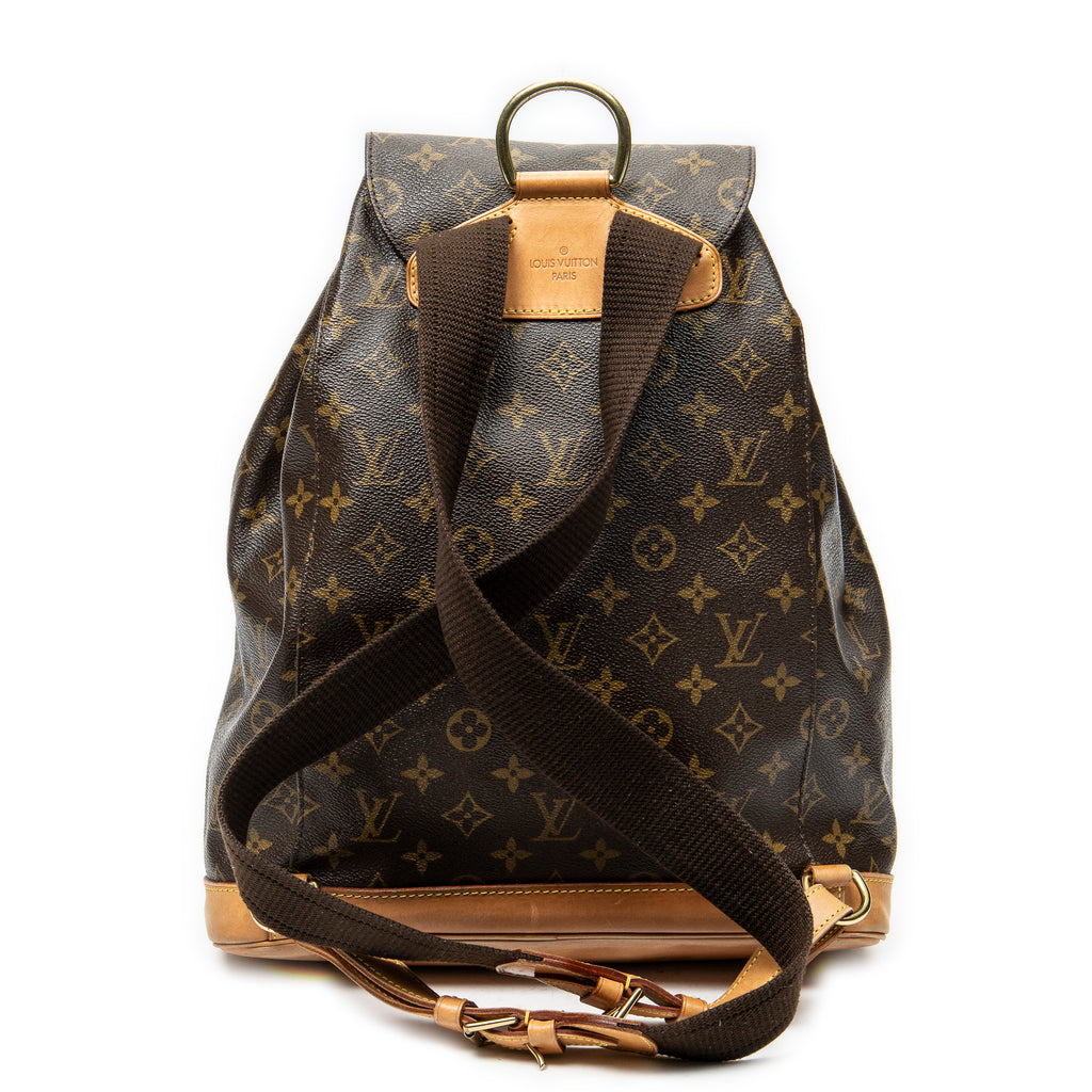Backpack Montsouris GM Brown Monogram Canvas