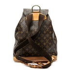 Backpack Montsouris GM Brown Monogram Canvas