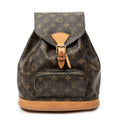 Backpack Montsouris MM Brown Monogram Canvas