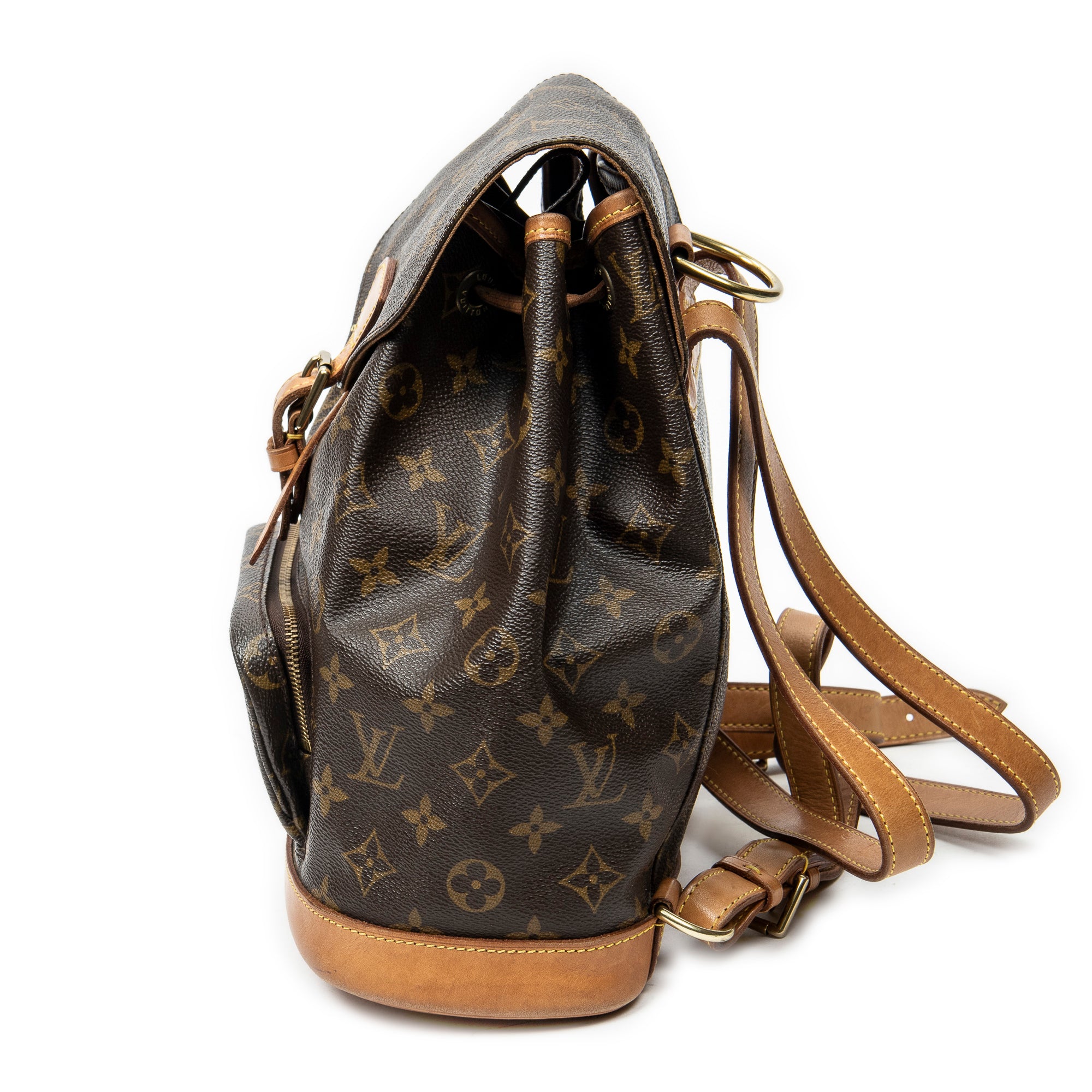 Backpack Montsouris MM Brown Monogram Canvas