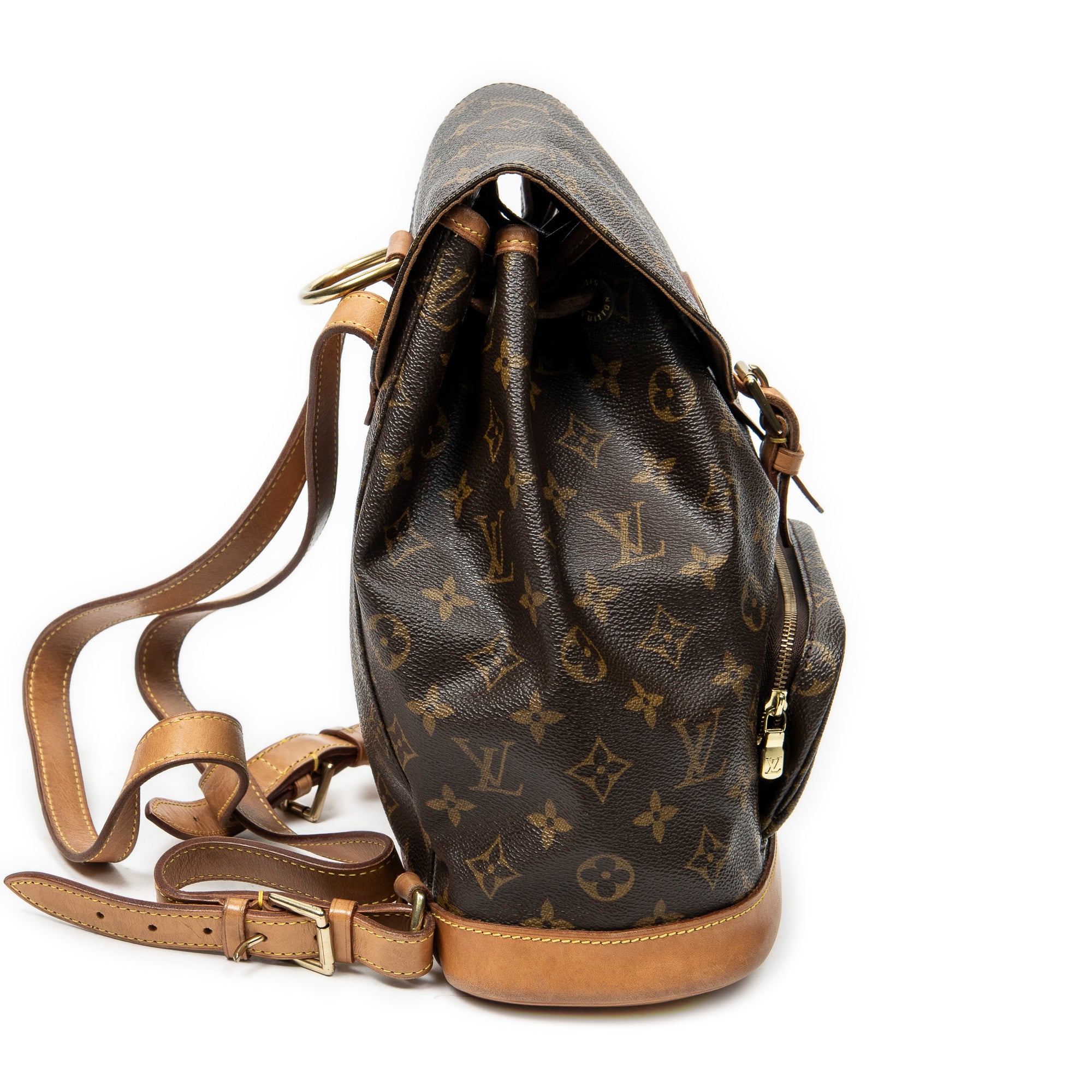 Backpack Montsouris MM Brown Monogram Canvas