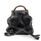 Gucci - Grand sac à dos en bambou - Noir