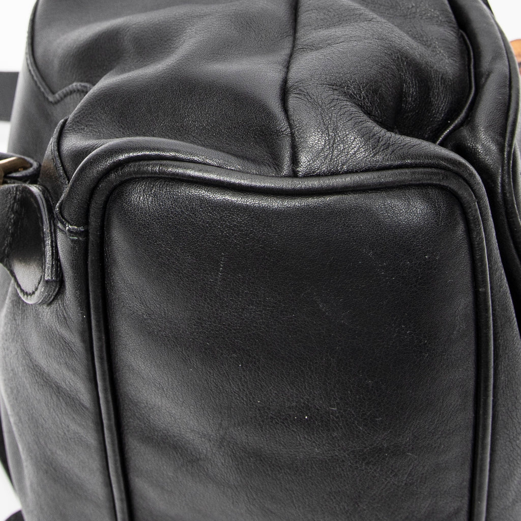 Gucci - Grand sac à dos en bambou - Noir