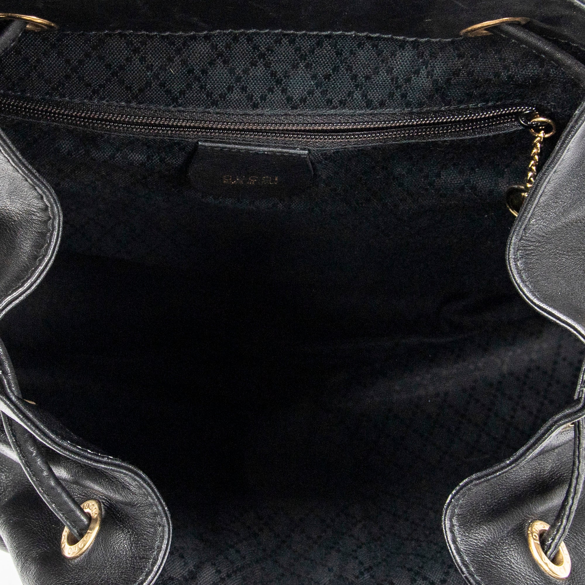 Gucci - Grand sac à dos en bambou - Noir