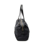 Shoulder Bag Charmy Boston Black Monogrammed Canvas