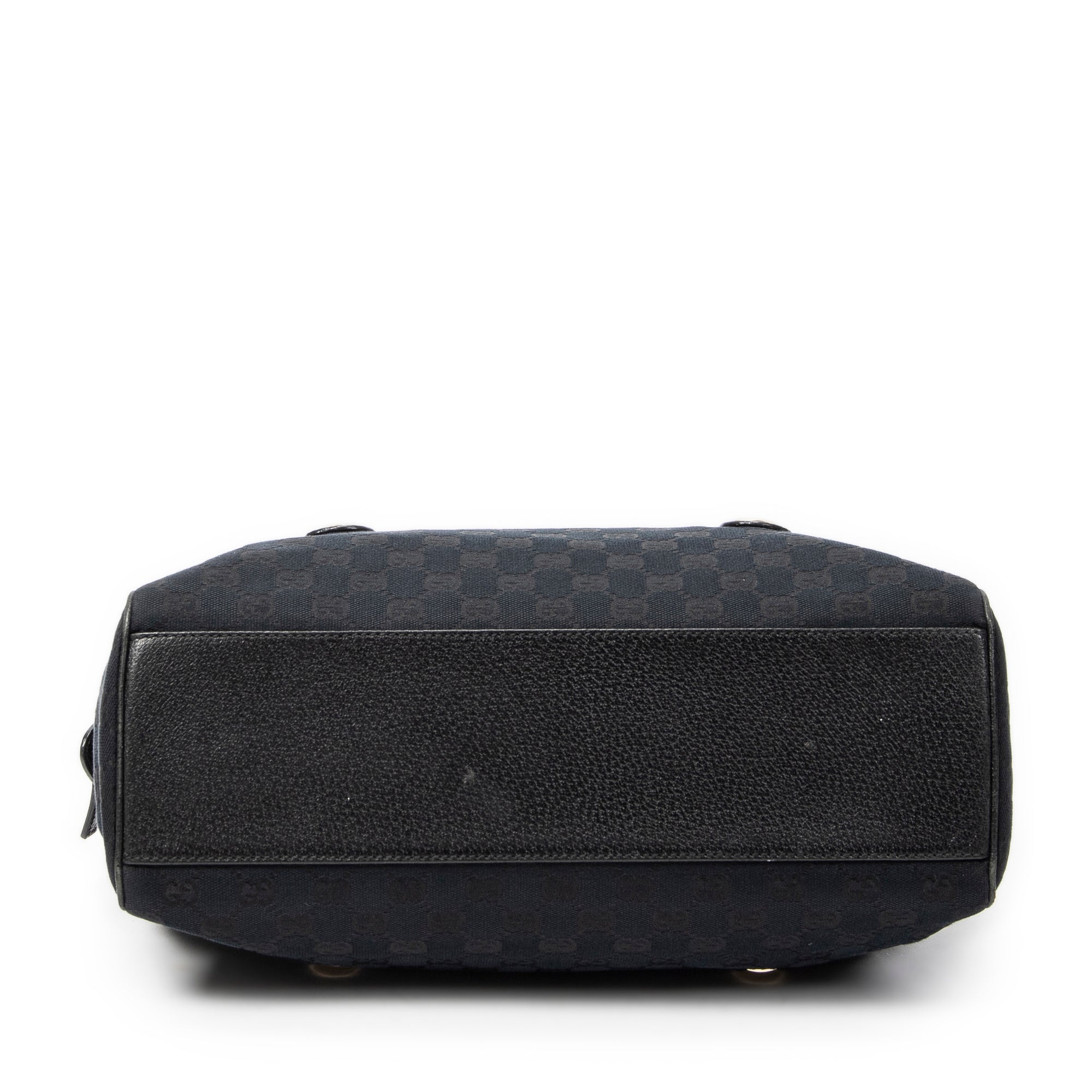 Shoulder Bag Charmy Boston Black Monogrammed Canvas