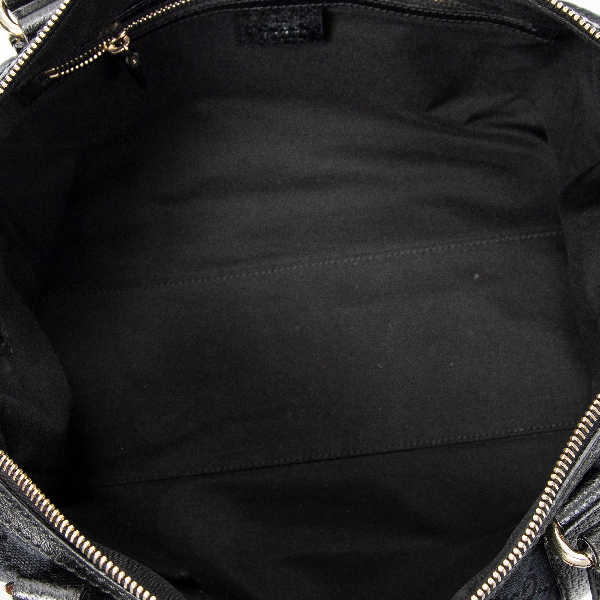 Shoulder Bag Charmy Boston Black Monogrammed Canvas