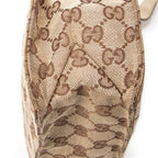 Shoulder Bag Eclipse Square Crossbody Beige Monogrammed Canvas