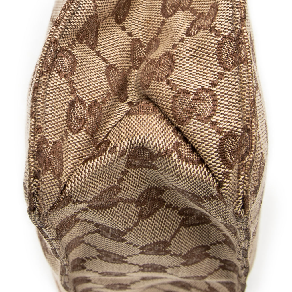 Shoulder Bag Eclipse Square Crossbody Beige Monogrammed Canvas