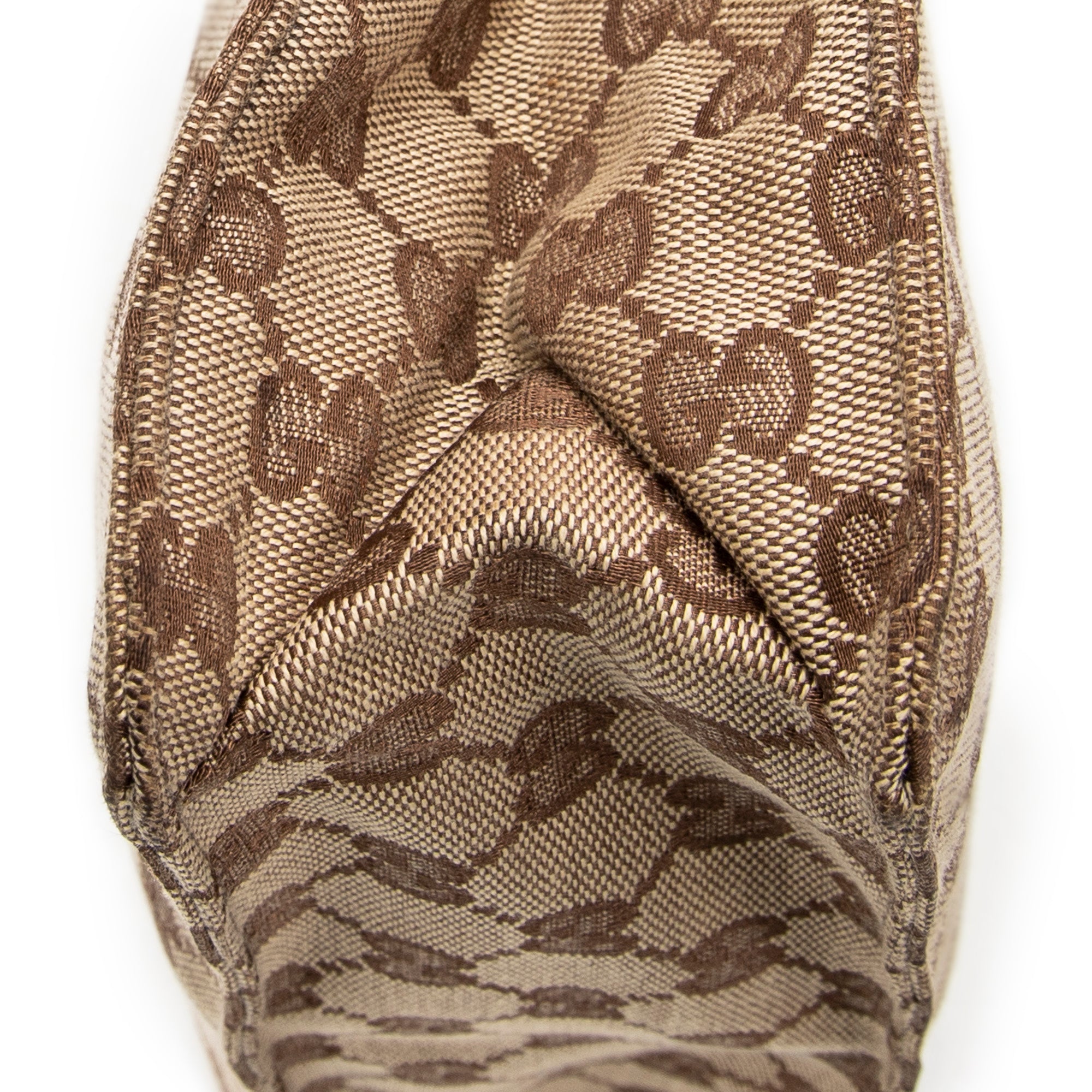 Shoulder Bag Eclipse Square Crossbody Beige Monogrammed Canvas