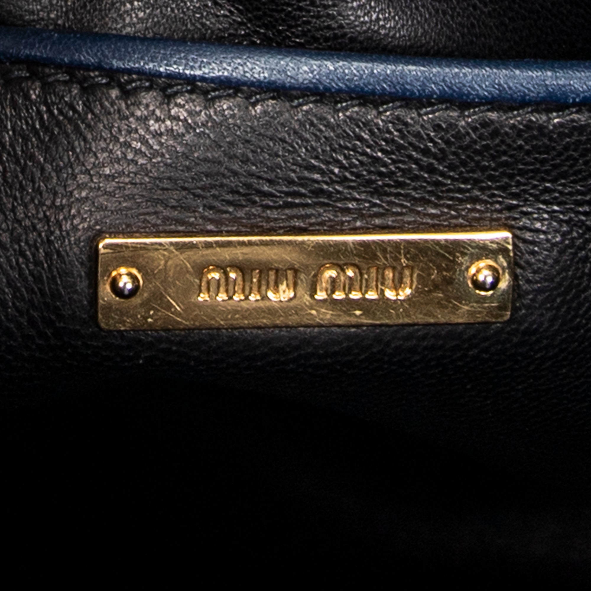 Sac porté épaule bicolore cabas convertible cuir de chèvre bleu