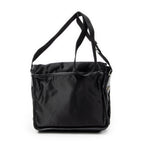 Shoulder Bag Single Buckle Flap Messenger Black Nylon Canvas