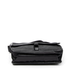 Shoulder Bag Single Buckle Flap Messenger Black Nylon Canvas