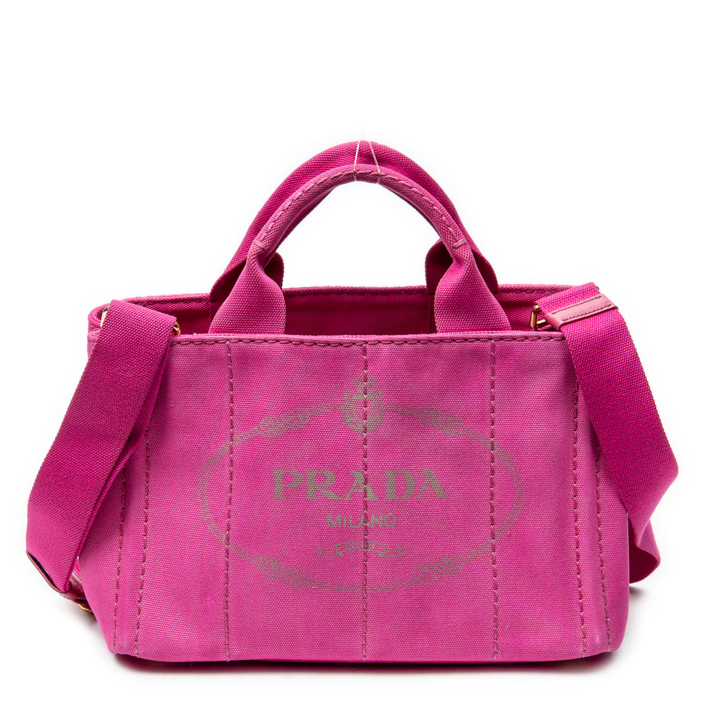 Bolso de hombro pequeño Canapa Tote de lona Canapa rosa