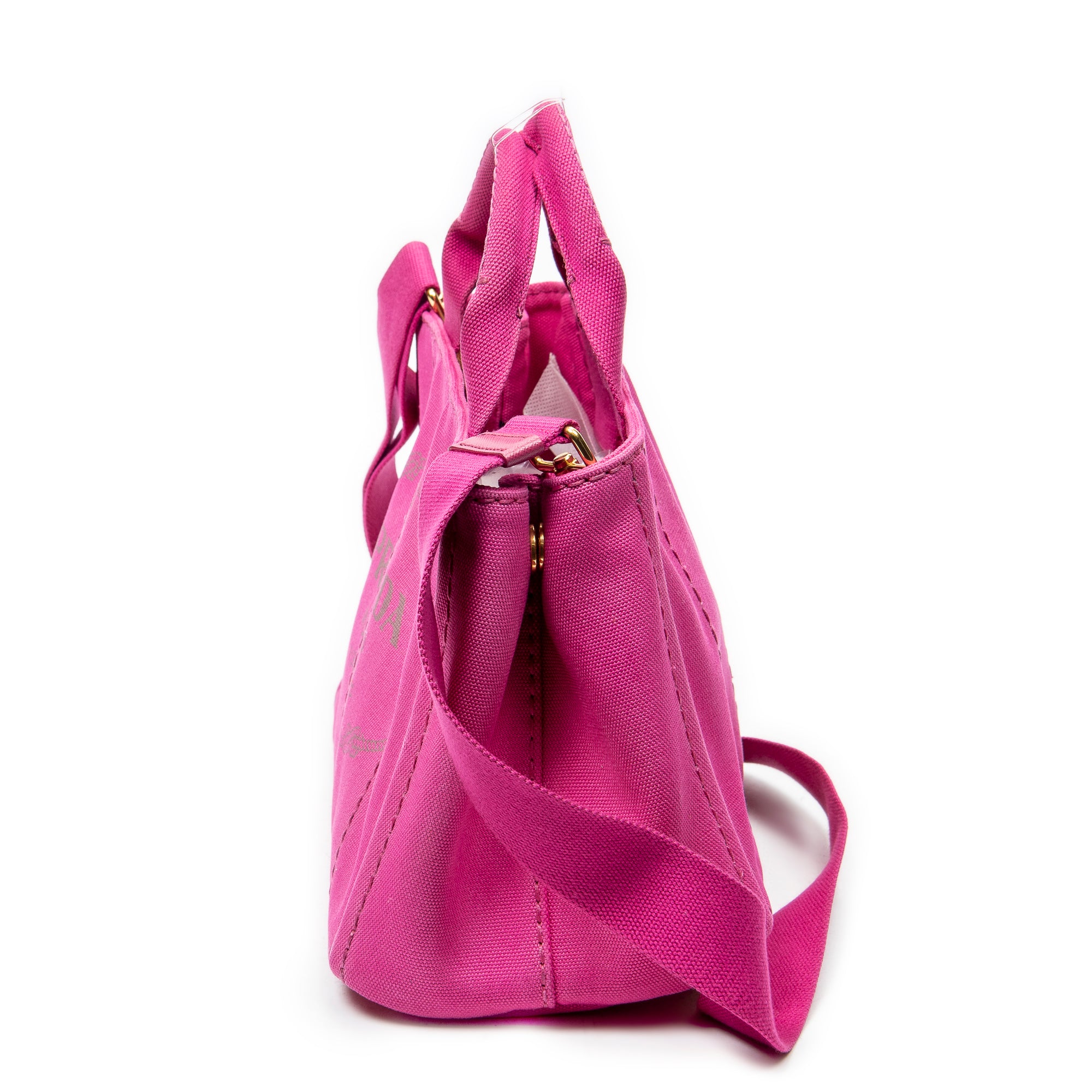 Bolso de hombro pequeño Canapa Tote de lona Canapa rosa