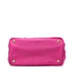 Bolso de hombro pequeño Canapa Tote de lona Canapa rosa