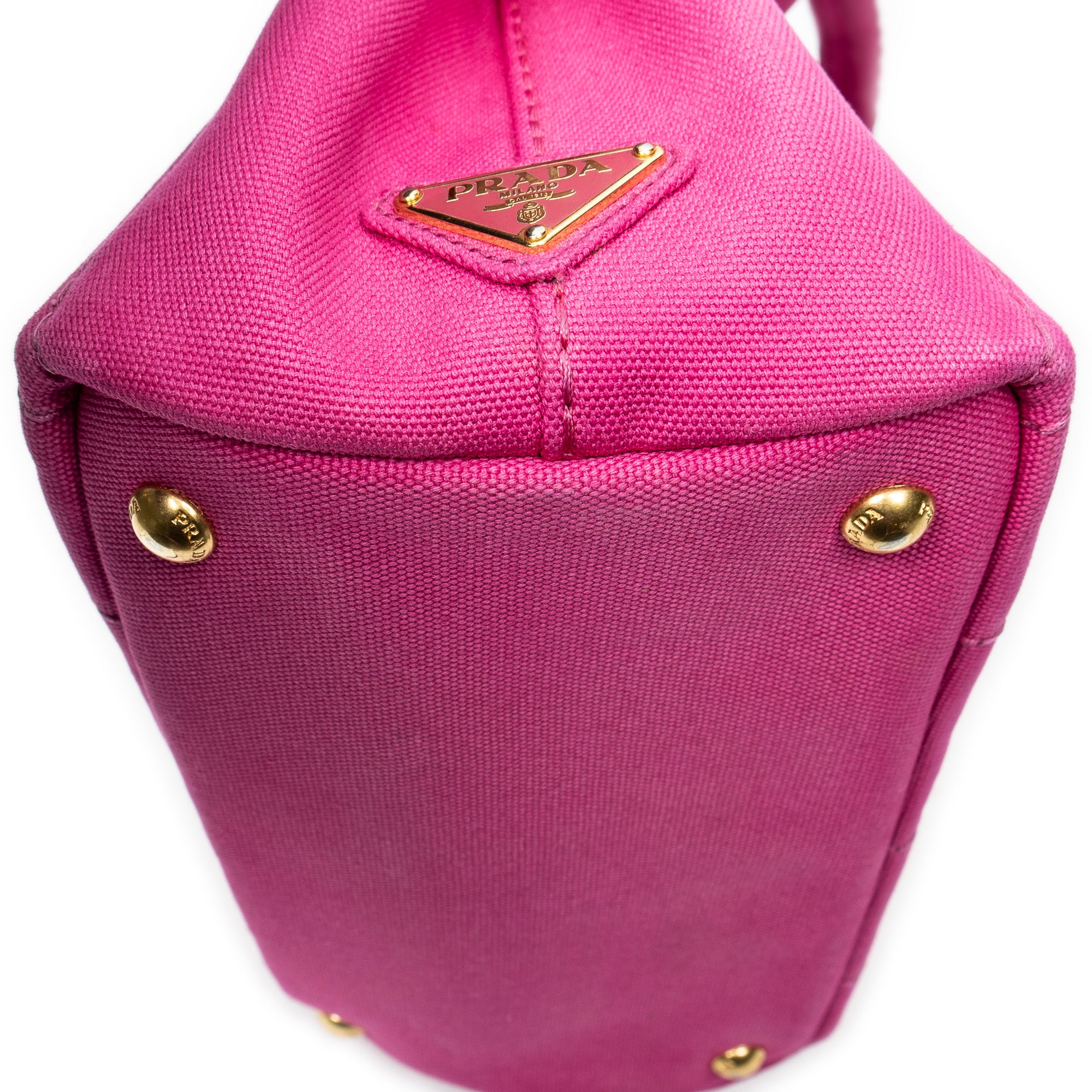 Bolso de hombro pequeño Canapa Tote de lona Canapa rosa