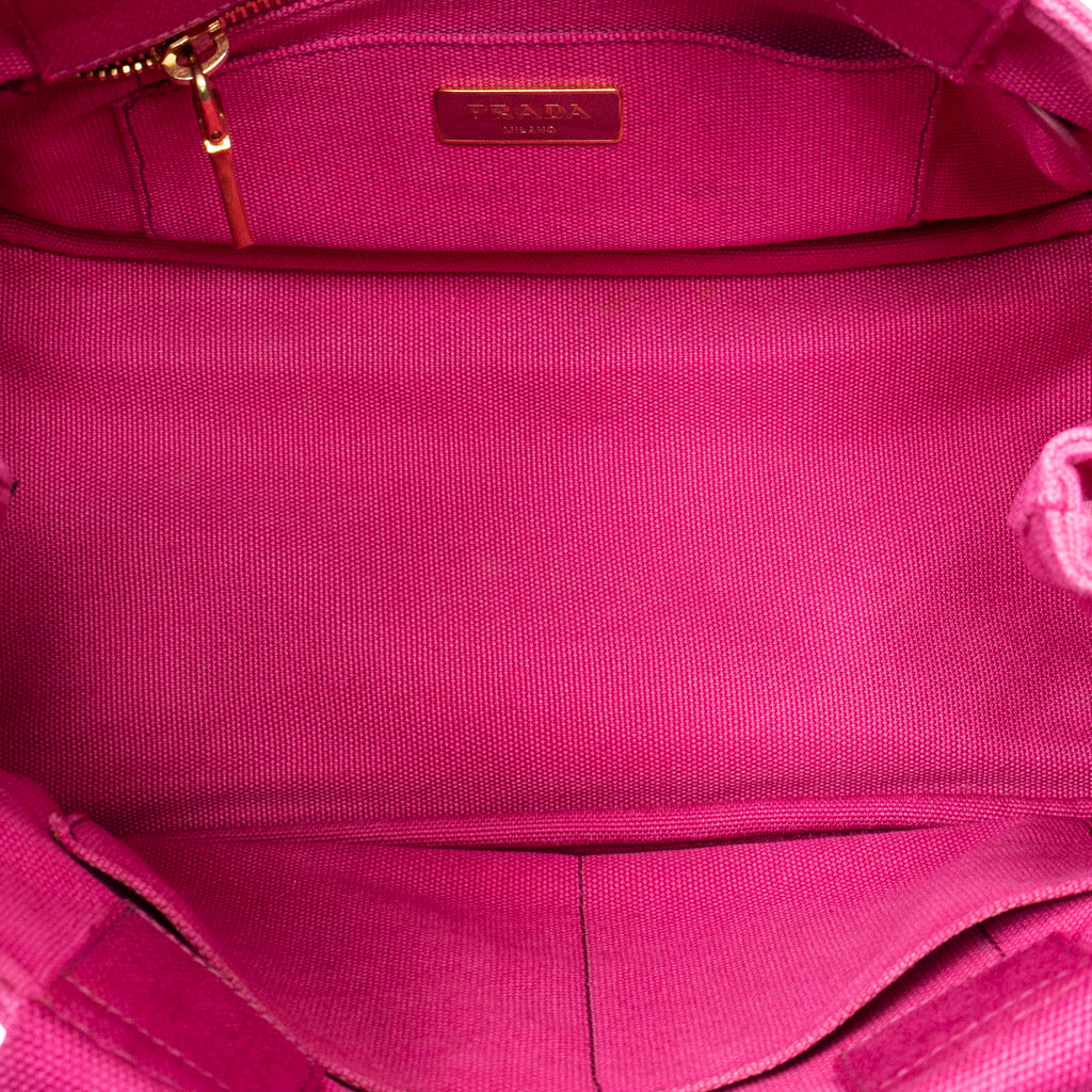 Bolso de hombro pequeño Canapa Tote de lona Canapa rosa