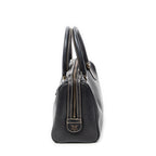 Handbag Small Vintage Boston Black Grained Leather