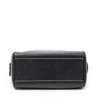 Handbag Small Vintage Boston Black Grained Leather