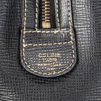 Handbag Small Vintage Boston Black Grained Leather